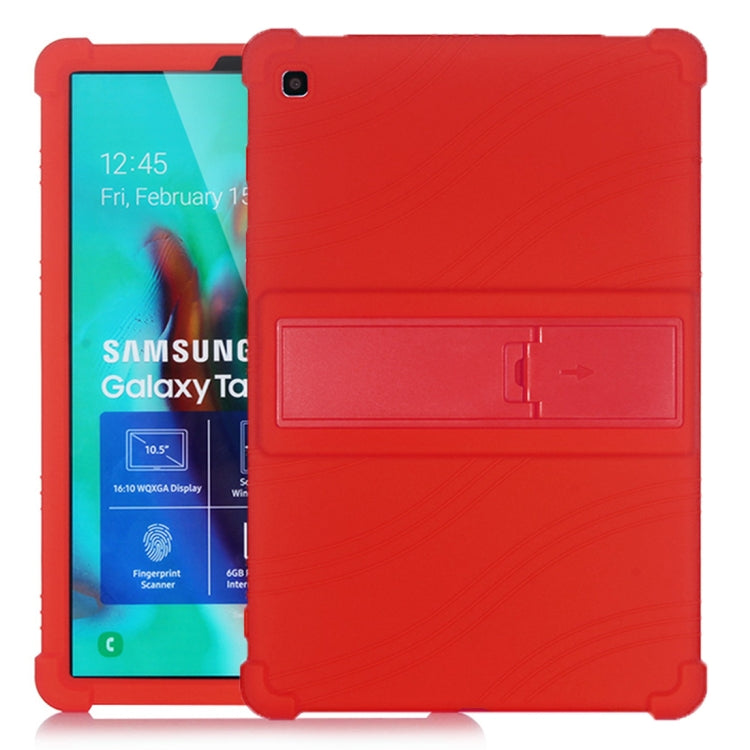 เคสซิลิโคนสำหรับแท็บเล็ตพีซีพร้อมตัวยึดที่มองไม่เห็น, For Galaxy Tab A 10.1 (2019) T510, For Galaxy Tab S5e T720