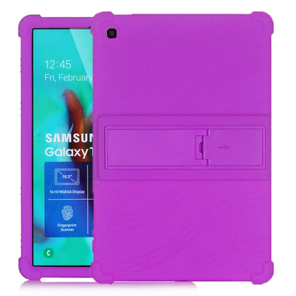 เคสซิลิโคนสำหรับแท็บเล็ตพีซีพร้อมตัวยึดที่มองไม่เห็น, For Galaxy Tab A 10.1 (2019) T510, For Galaxy Tab S5e T720