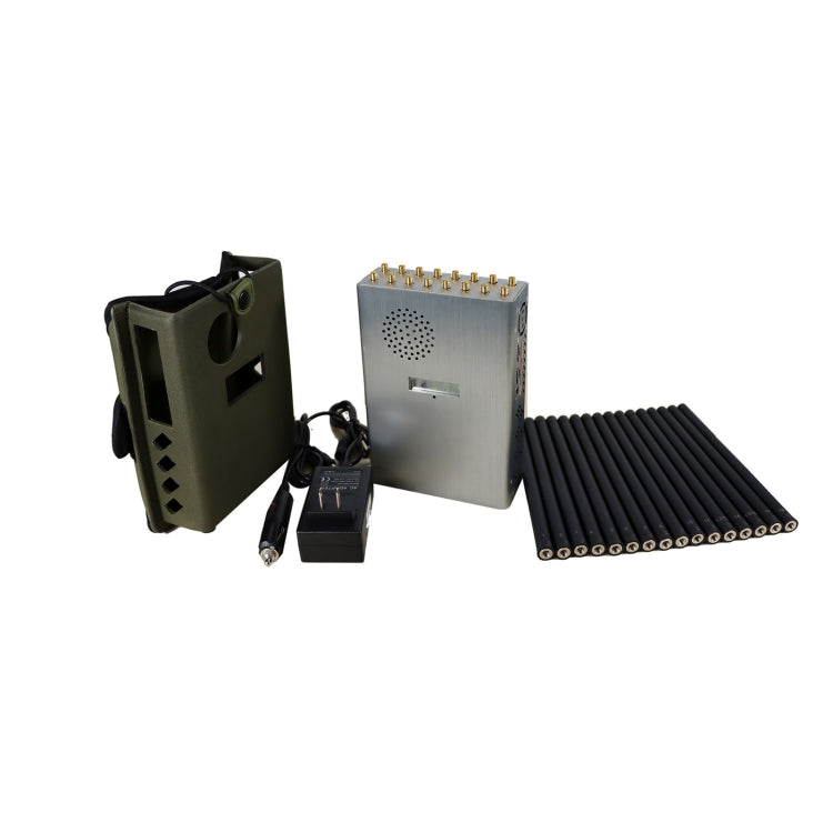 มือถือ 18 แบนด์ 2G 3G 4G 5G Wi-Fi GPS UHF VHF สัญญาณโทรศัพท์มือถือ Jammer, JAX-121A-18