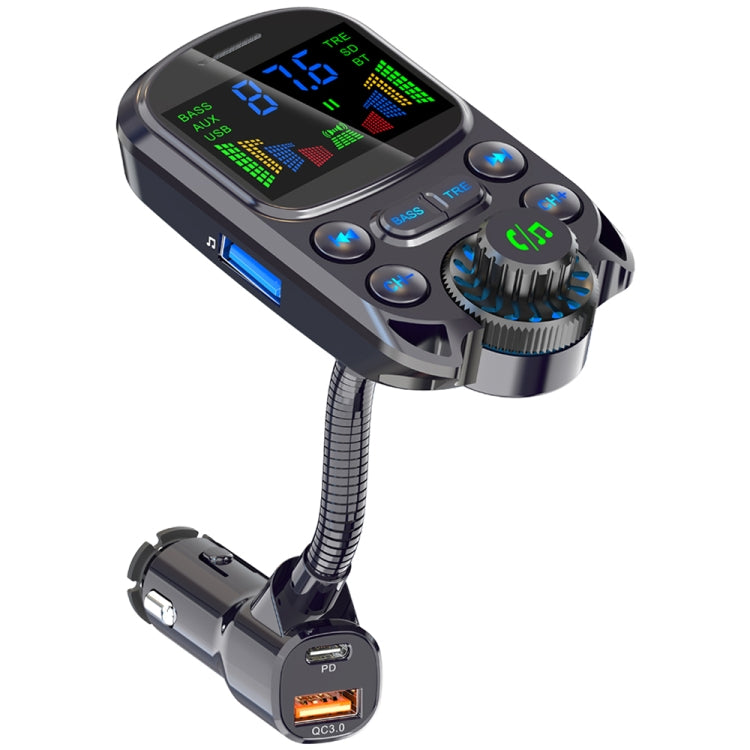 BC86 หน้าจอสีสันสดใส Bluetooth 5.3 เครื่องส่งสัญญาณ FM เครื่องเล่น MP3, BC86