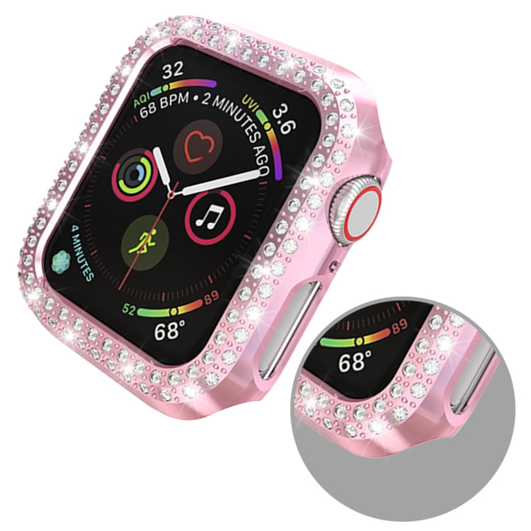 เคสป้องกันพีซี Double Row Diamonds, For Apple Watch Series 6 / 5 / 4 / SE 2025 / 2023 / 2022 44mm