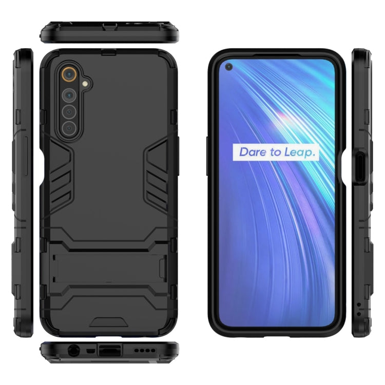 เคสกันกระแทก PC + TPU พร้อมตัวยึดที่มองไม่เห็น, For OPPO Realme 6, For Huawei Honor Play 4T