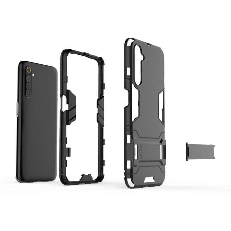 เคสกันกระแทก PC + TPU พร้อมตัวยึดที่มองไม่เห็น, For OPPO Realme 6, For Huawei Honor Play 4T