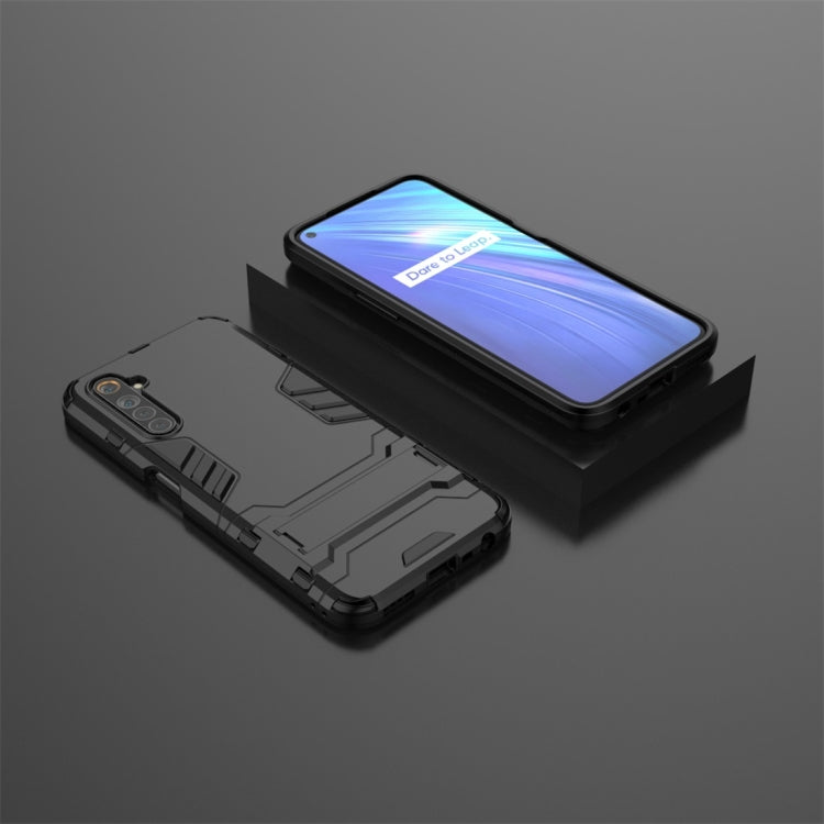 เคสกันกระแทก PC + TPU พร้อมตัวยึดที่มองไม่เห็น, For OPPO Realme 6, For Huawei Honor Play 4T