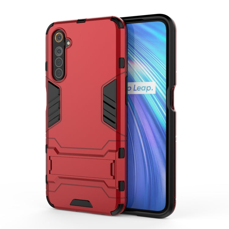 เคสกันกระแทก PC + TPU พร้อมตัวยึดที่มองไม่เห็น, For OPPO Realme 6, For Huawei Honor Play 4T