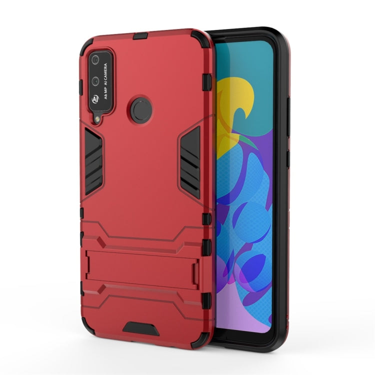 เคสกันกระแทก PC + TPU พร้อมตัวยึดที่มองไม่เห็น, For OPPO Realme 6, For Huawei Honor Play 4T