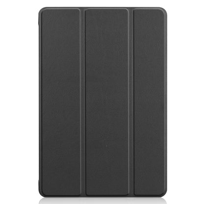 สำหรับ Huawei M5 Lite 10.0 นิ้ว Custer Pattern ซองหนังพลิกแนวนอนสีบริสุทธิ์พร้อมตัวยึดสามพับ & พร้อมฟังก์ชั่นพัก / ปลุก, For Huawei MediaPad M5 Lite 10.0 inch
