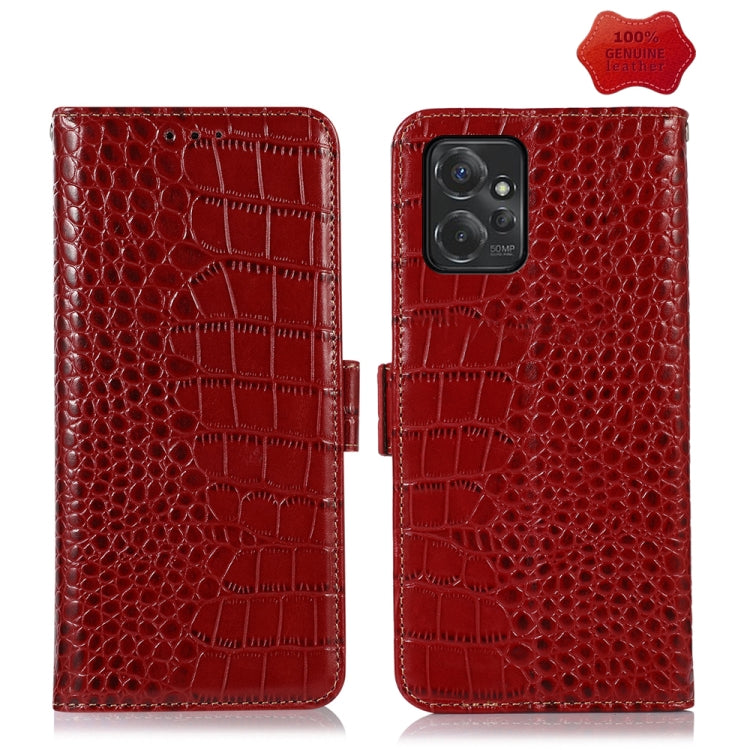 ซองใส่โทรศัพท์หนังวัวชั้นบนจระเข้, For Motorola Edge 50 Neo, For Motorola Moto G04 / G24, For Motorola Moto G34, For Motorola Moto G14 4G, For Motorola Moto G Power 2023