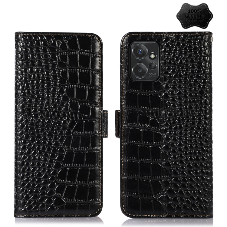 ซองใส่โทรศัพท์หนังวัวชั้นบนจระเข้, For Motorola Edge 50 Neo, For Motorola Moto G04 / G24, For Motorola Moto G34, For Motorola Moto G14 4G, For Motorola Moto G Power 2023