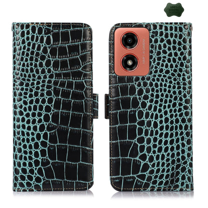 ซองใส่โทรศัพท์หนังวัวชั้นบนจระเข้, For Motorola Edge 50 Neo, For Motorola Moto G04 / G24, For Motorola Moto G34, For Motorola Moto G14 4G, For Motorola Moto G Power 2023