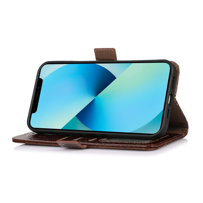 ซองใส่โทรศัพท์หนังวัวชั้นบนจระเข้, For Motorola Edge 50 Neo, For Motorola Moto G04 / G24, For Motorola Moto G34, For Motorola Moto G14 4G, For Motorola Moto G Power 2023