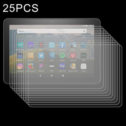 25 PCS 9H 0.3mm ฟิล์มกระจกนิรภัยป้องกันการระเบิด, For Amazon Kindle Fire HD 8 Plus 2020, For Huawei MatePad T8