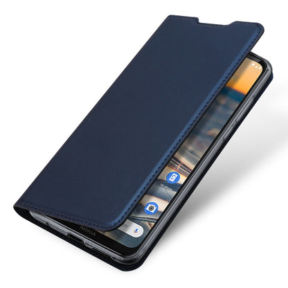 DUX DUCIS Skin Pro Series ซองหนัง PU + TPU แบบพลิกแนวนอนพร้อมตัวยึดและช่องเสียบการ์ด, For Nokia 5.3