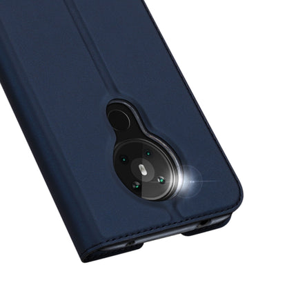 DUX DUCIS Skin Pro Series ซองหนัง PU + TPU แบบพลิกแนวนอนพร้อมตัวยึดและช่องเสียบการ์ด, For Nokia 5.3