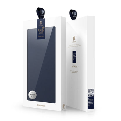 DUX DUCIS Skin Pro Series ซองหนัง PU + TPU แบบพลิกแนวนอนพร้อมตัวยึดและช่องเสียบการ์ด, For Nokia 5.3