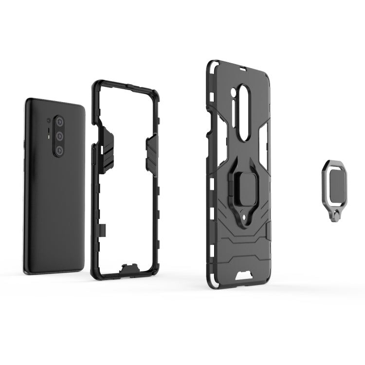 เคสกันกระแทก PC + TPU พร้อมตัวยึดแหวนที่มองไม่เห็น, For OnePlus 8 Pro