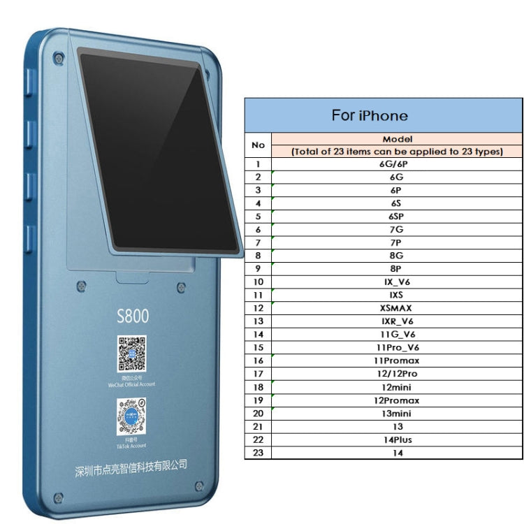 เครื่องมือทดสอบหน้าจอ LCD อเนกประสงค์ DL S800, DL S800