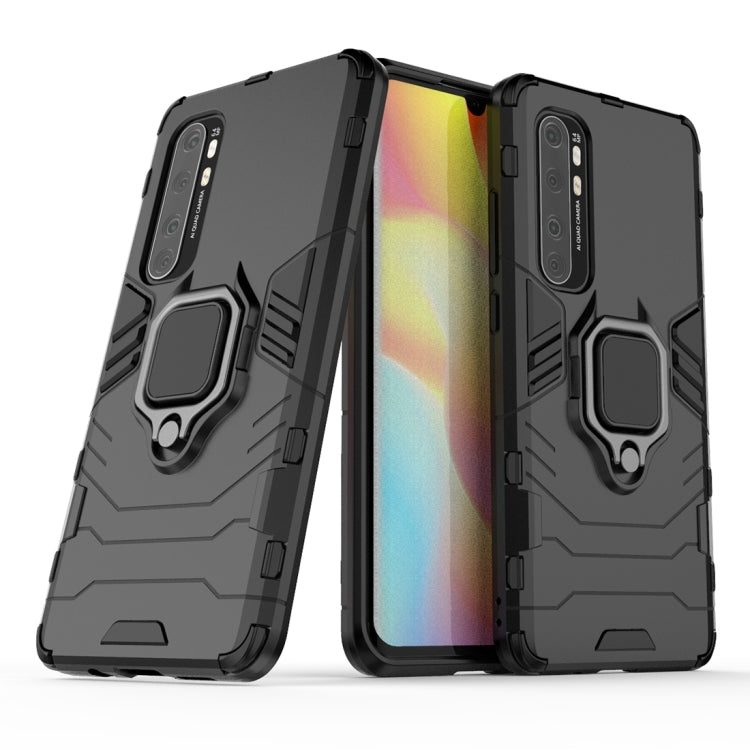 เคสกันกระแทก PC + TPU พร้อมตัวยึดแหวน, For Xiaomi Mi Note 10 Lite