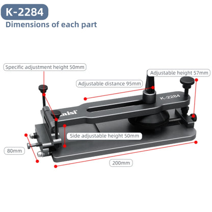 Kaisi K-2284 ตัวแยกหน้าจอ LCD ที่ไม่ผ่านการทำความร้อนสากล, K-2284