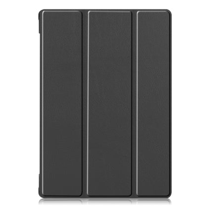 สำหรับ Lenovo M10 FHD REL TB-X605FC Custer Pattern ซองหนังพลิกแนวนอนสีบริสุทธิ์พร้อมตัวยึดสามพับและฟังก์ชั่นปลุก / นอน, For Lenovo M10 FHD REL TB-X605FC