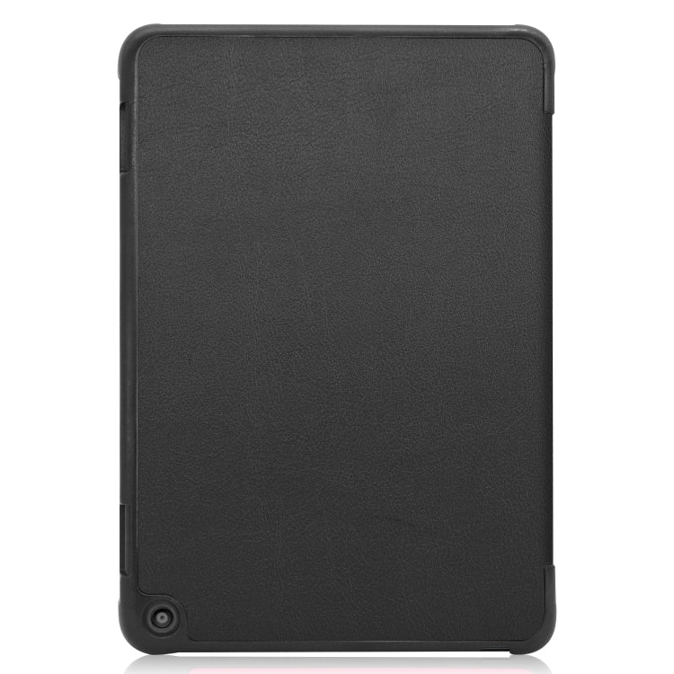 สำหรับ Kindle Fire HD 8 (2020) รูปแบบคัสเตอร์ซองหนังพลิกแนวนอนสีบริสุทธิ์พร้อมตัวยึดสามพับและฟังก์ชั่นปลุก / นอน, For Kindle Fire HD 8 (2020)