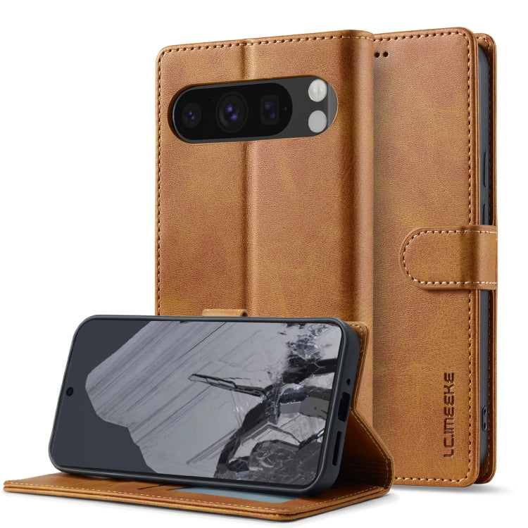 LC.IMEEKE ซองโทรศัพท์หนังพลิกแนวนอนเนื้อลูกวัว, For Google Pixel 10a, For Google Pixel 10 Pro XL, For Google Pixel 10 / 10 Pro, For Google Pixel 9a, For Google Pixel 9 Pro XL, For Google Pixel 9 / 9 Pro, For Google Pixel 8a, For Google Pixel 8         ...