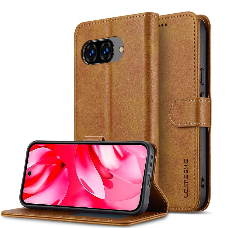 LC.IMEEKE ซองโทรศัพท์หนังพลิกแนวนอนเนื้อลูกวัว, For Google Pixel 10a, For Google Pixel 10 Pro XL, For Google Pixel 10 / 10 Pro, For Google Pixel 9a, For Google Pixel 9 Pro XL, For Google Pixel 9 / 9 Pro, For Google Pixel 8a, For Google Pixel 8         ...