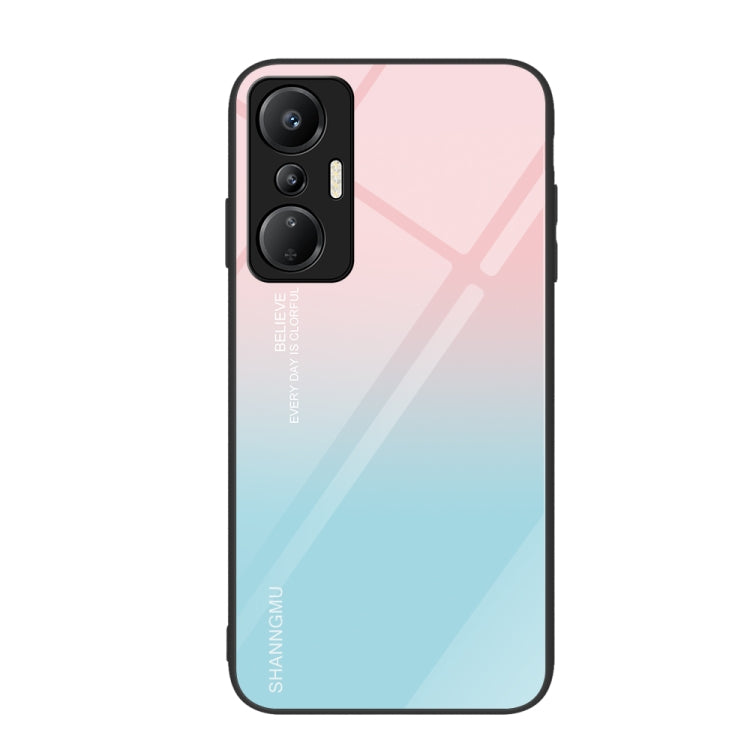 เคสโทรศัพท์กระจกเพ้นท์สีสันสดใส, For Infinix Hot 20S