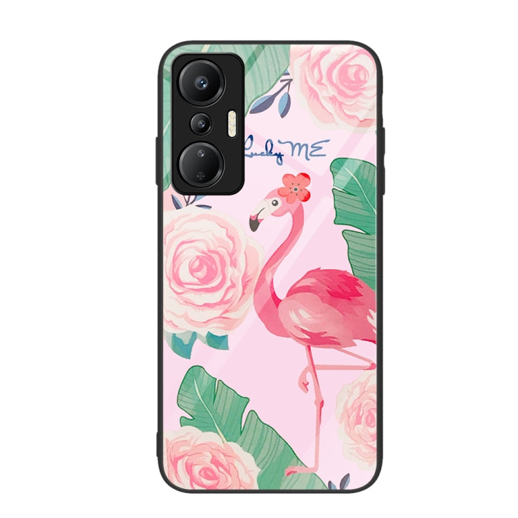 เคสโทรศัพท์กระจกเพ้นท์สีสันสดใส, For Infinix Hot 20S