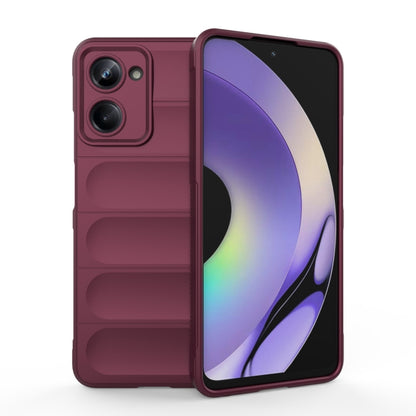 เคสโทรศัพท์ Magic Shield TPU + Flannel, For Realme C65 4G Global, For Realme 10 Pro 5G, For Realme 10 Pro+ 5G, For Realme GT2 Pro