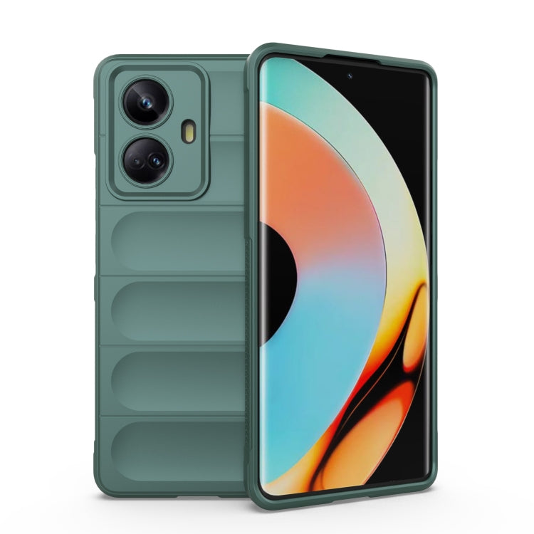 เคสโทรศัพท์ Magic Shield TPU + Flannel, For Realme C65 4G Global, For Realme 10 Pro 5G, For Realme 10 Pro+ 5G, For Realme GT2 Pro