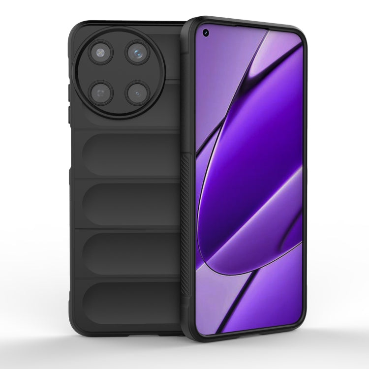 เคสโทรศัพท์ Magic Shield TPU + Flannel, For Realme 12+ 5G Global, For Realme 12 Pro 5G / 12 Pro+, For Realme C67 4G Global, For Realme 11 4G Global