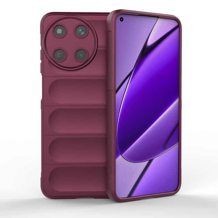 เคสโทรศัพท์ Magic Shield TPU + Flannel, For Realme 12+ 5G Global, For Realme 12 Pro 5G / 12 Pro+, For Realme C67 4G Global, For Realme 11 4G Global