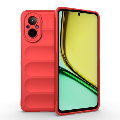 เคสโทรศัพท์ Magic Shield TPU + Flannel, For Realme 12+ 5G Global, For Realme 12 Pro 5G / 12 Pro+, For Realme C67 4G Global, For Realme 11 4G Global