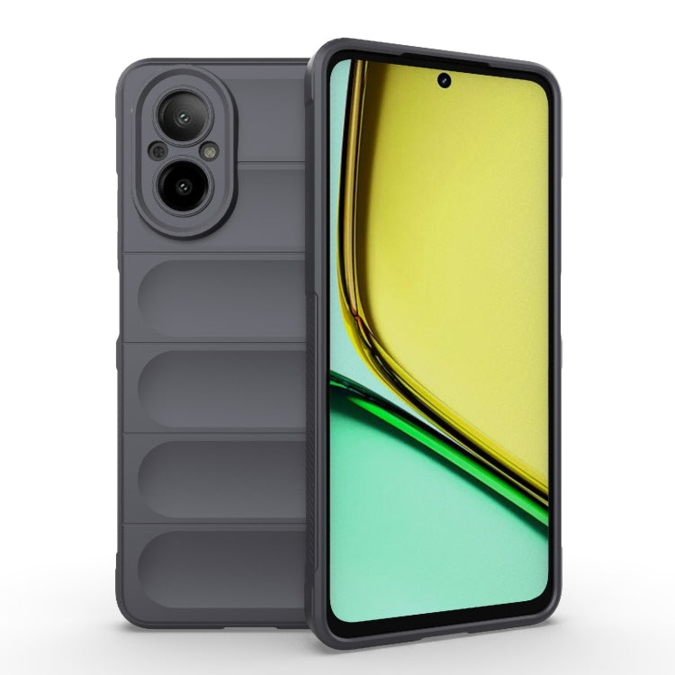 เคสโทรศัพท์ Magic Shield TPU + Flannel, For Realme 12+ 5G Global, For Realme 12 Pro 5G / 12 Pro+, For Realme C67 4G Global, For Realme 11 4G Global