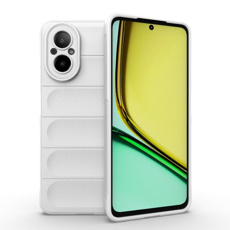เคสโทรศัพท์ Magic Shield TPU + Flannel, For Realme 12+ 5G Global, For Realme 12 Pro 5G / 12 Pro+, For Realme C67 4G Global, For Realme 11 4G Global
