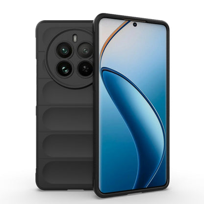 เคสโทรศัพท์ Magic Shield TPU + Flannel, For Realme 12+ 5G Global, For Realme 12 Pro 5G / 12 Pro+, For Realme C67 4G Global, For Realme 11 4G Global