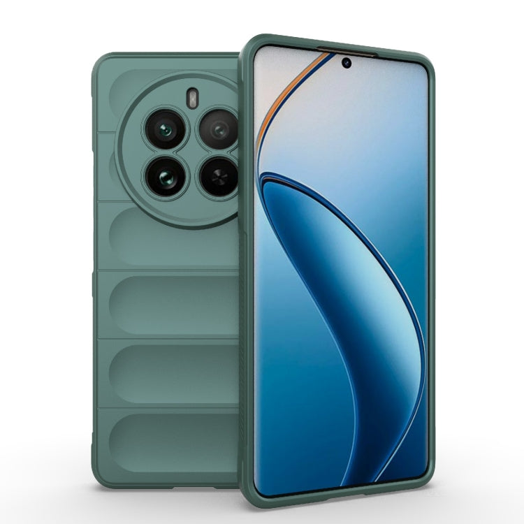 เคสโทรศัพท์ Magic Shield TPU + Flannel, For Realme 12+ 5G Global, For Realme 12 Pro 5G / 12 Pro+, For Realme C67 4G Global, For Realme 11 4G Global