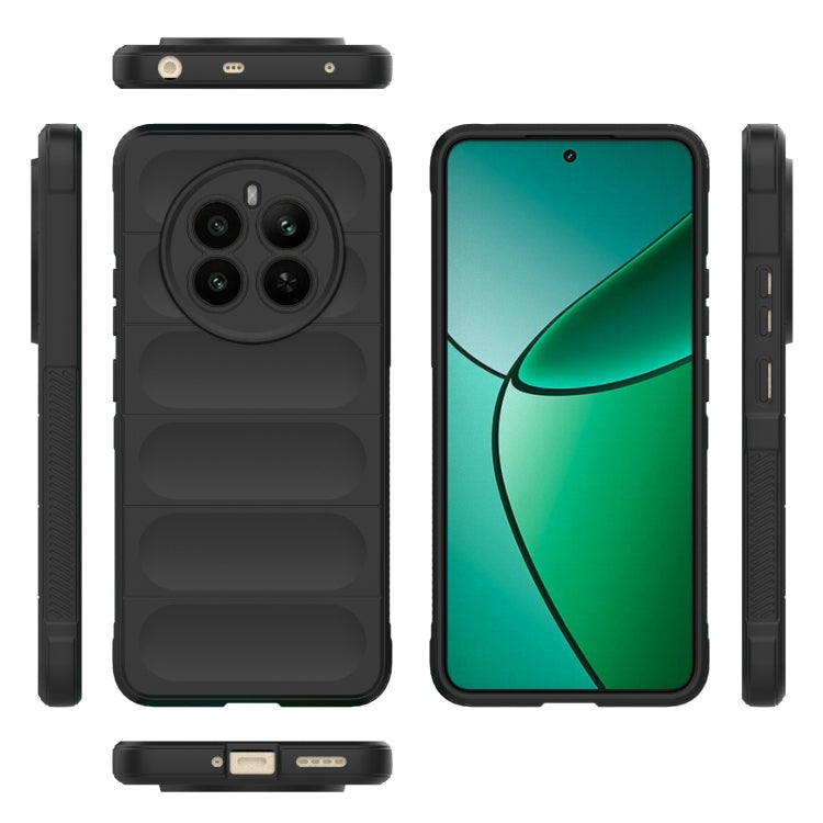 เคสโทรศัพท์ Magic Shield TPU + Flannel, For Realme 12+ 5G Global, For Realme 12 Pro 5G / 12 Pro+, For Realme C67 4G Global, For Realme 11 4G Global