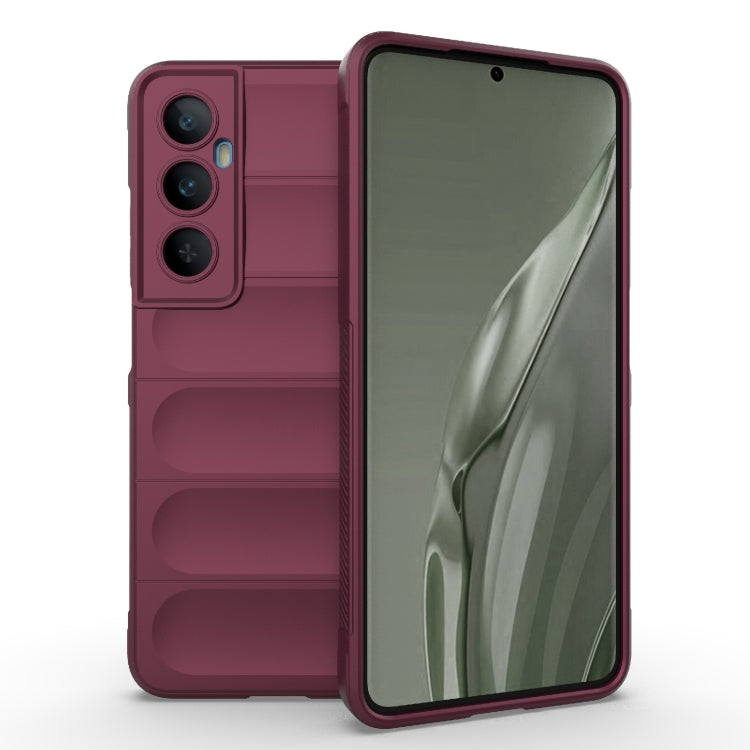 เคสโทรศัพท์ Magic Shield TPU + Flannel, For Realme C65 4G Global, For Realme 10 Pro 5G, For Realme 10 Pro+ 5G, For Realme GT2 Pro