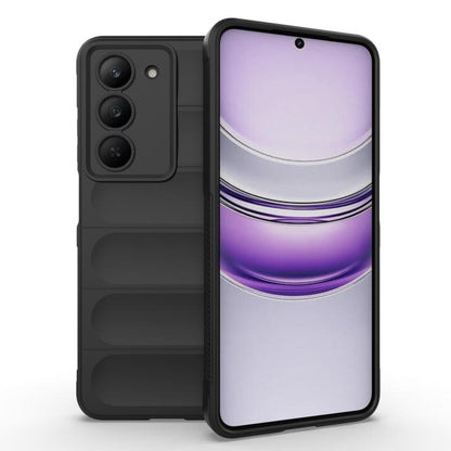 เคสโทรศัพท์ Magic Shield TPU + Flannel, For Realme P3 Pro 5G Global, For Realme 14 Pro+ 5G, For Realme 14 Pro 5G Global, For Realme V60 Pro / 14x 5G Global