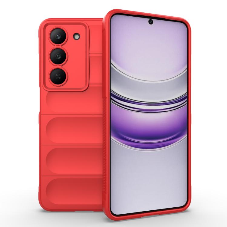 เคสโทรศัพท์ Magic Shield TPU + Flannel, For Realme P3 Pro 5G Global, For Realme 14 Pro+ 5G, For Realme 14 Pro 5G Global, For Realme V60 Pro / 14x 5G Global