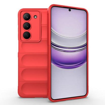 เคสโทรศัพท์ Magic Shield TPU + Flannel, For Realme P3 Pro 5G Global, For Realme 14 Pro+ 5G, For Realme 14 Pro 5G Global, For Realme V60 Pro / 14x 5G Global