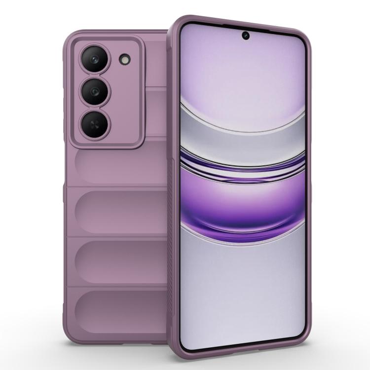 เคสโทรศัพท์ Magic Shield TPU + Flannel, For Realme P3 Pro 5G Global, For Realme 14 Pro+ 5G, For Realme 14 Pro 5G Global, For Realme V60 Pro / 14x 5G Global