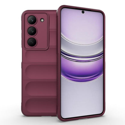 เคสโทรศัพท์ Magic Shield TPU + Flannel, For Realme P3 Pro 5G Global, For Realme 14 Pro+ 5G, For Realme 14 Pro 5G Global, For Realme V60 Pro / 14x 5G Global