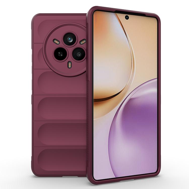 เคสโทรศัพท์ Magic Shield TPU + Flannel, For Realme P3 Pro 5G Global, For Realme 14 Pro+ 5G, For Realme 14 Pro 5G Global, For Realme V60 Pro / 14x 5G Global