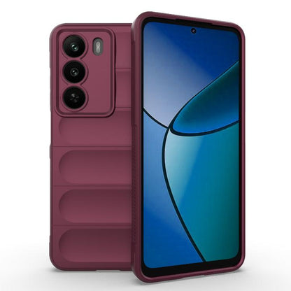 เคสโทรศัพท์ Magic Shield TPU + Flannel, For Realme P4 5G India, For Realme 15 Pro 5G Global, For Realme 15 5G Global, For Realme C73 5G Global / Narzo 80 Lite