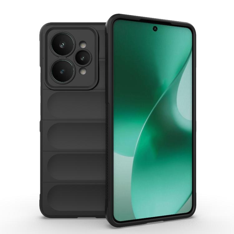 เคสโทรศัพท์ Magic Shield TPU + Flannel, For Realme P4 5G India, For Realme 15 Pro 5G Global, For Realme 15 5G Global, For Realme C73 5G Global / Narzo 80 Lite