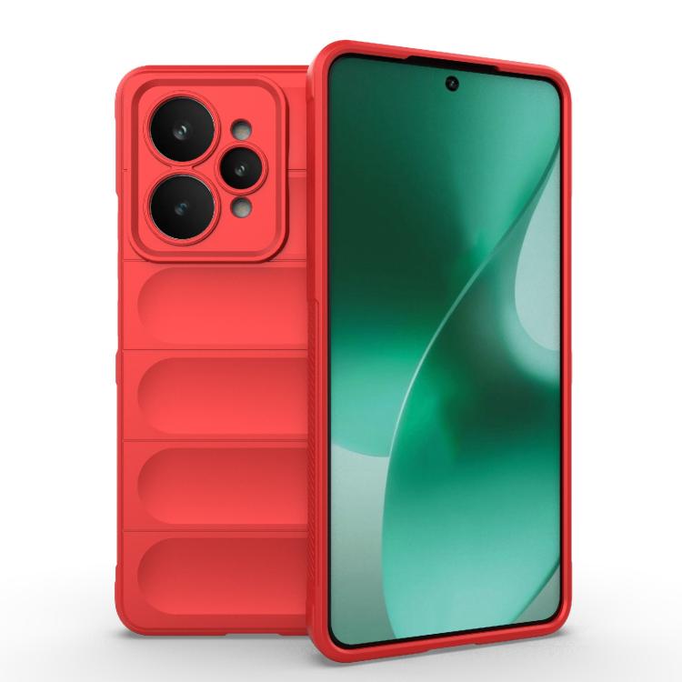 เคสโทรศัพท์ Magic Shield TPU + Flannel, For Realme P4 5G India, For Realme 15 Pro 5G Global, For Realme 15 5G Global, For Realme C73 5G Global / Narzo 80 Lite