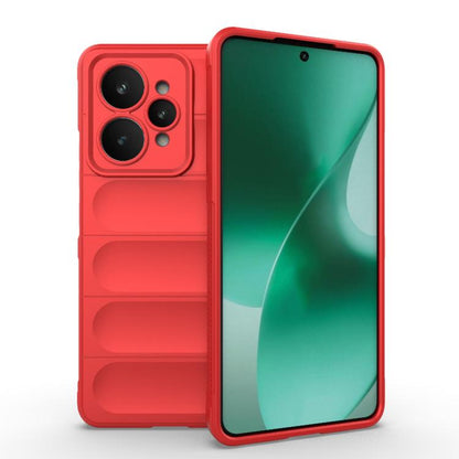 เคสโทรศัพท์ Magic Shield TPU + Flannel, For Realme P4 5G India, For Realme 15 Pro 5G Global, For Realme 15 5G Global, For Realme C73 5G Global / Narzo 80 Lite